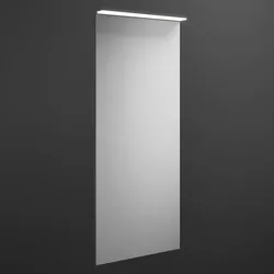 burgbad Junit Leuchtspiegel 50 cm mit Beleuchtung und modernen Design, Spiegel, SIIE050PN380,