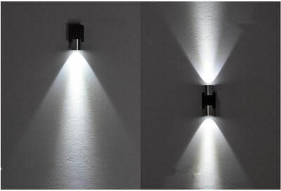 Friendly Fresh Finds Colorful LED Wall Lamp Modern Wall Sconce For Corridor Ambient Lighting white Light 3w Single Head