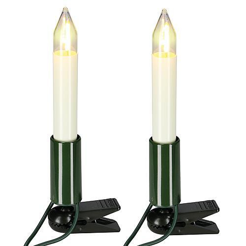 Hellum LED filament schaftkaarsenketting, 20 stuks