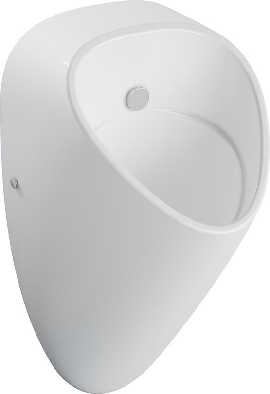 Vitra Plural Urinal 7808B003-5330 33x34,5x60,5cm, fonctionnement sur piles, blanc haute brillance