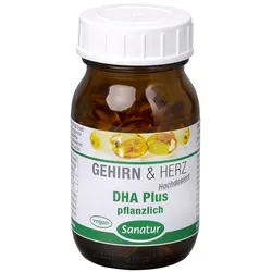 DHA Plus pflanzlich - 80 Kapseln