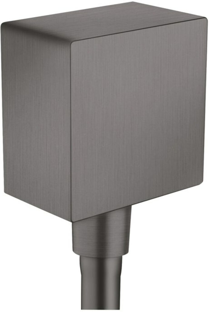 Hansgrohe Schlauchanschluss Fixf Square Axor eck., m Rückflussverh., brush. bla vc (36732340)