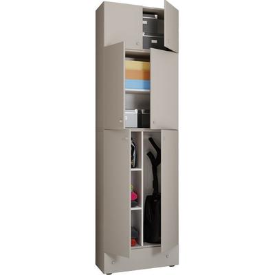Holz Besenschrank Staubsauger Putzschrank Lona SA