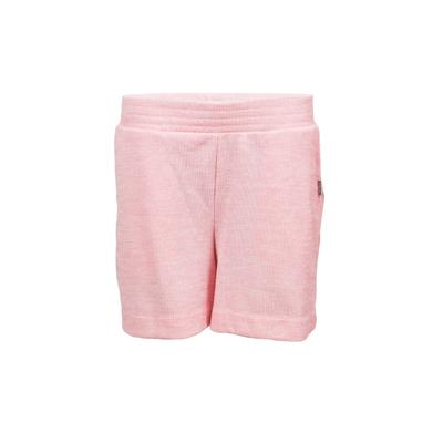 Shorts KLEINIGKEIT "Kleinigkeit Nicki Melange Shorts", Damen, Gr. S, US-Größen, rosa (pink lemonade), 69% Polyester, 28% Viskose, 3% Elasthan, normal, Hosen Shorts