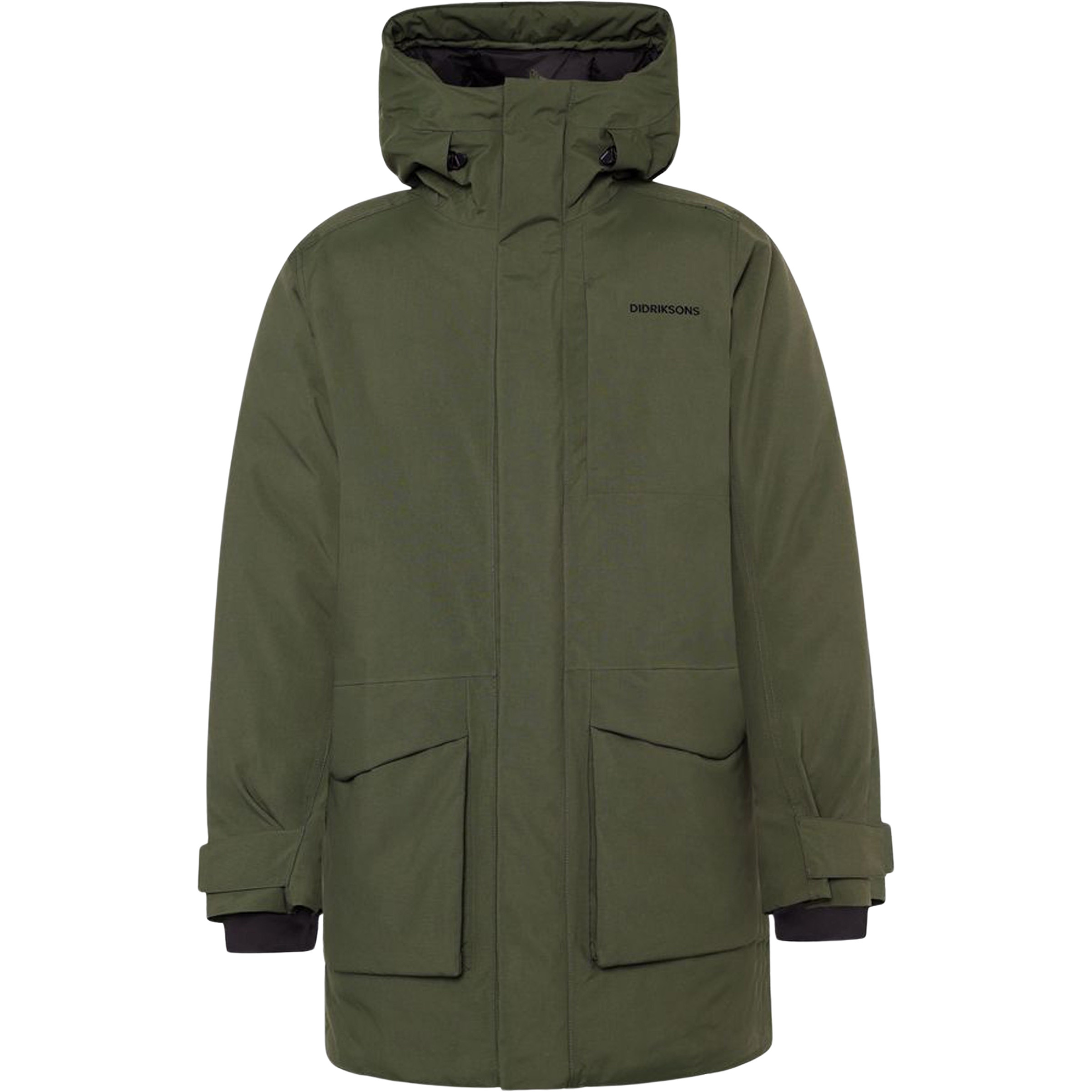 Didriksons Akilles 3 Parka Herren Winterjacke oliv Größe S Lifestyle Wasserdicht