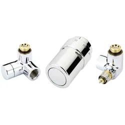 Danfoss Design-Armaturen-Set Chrom X-tra Collection für Rechtsmontage