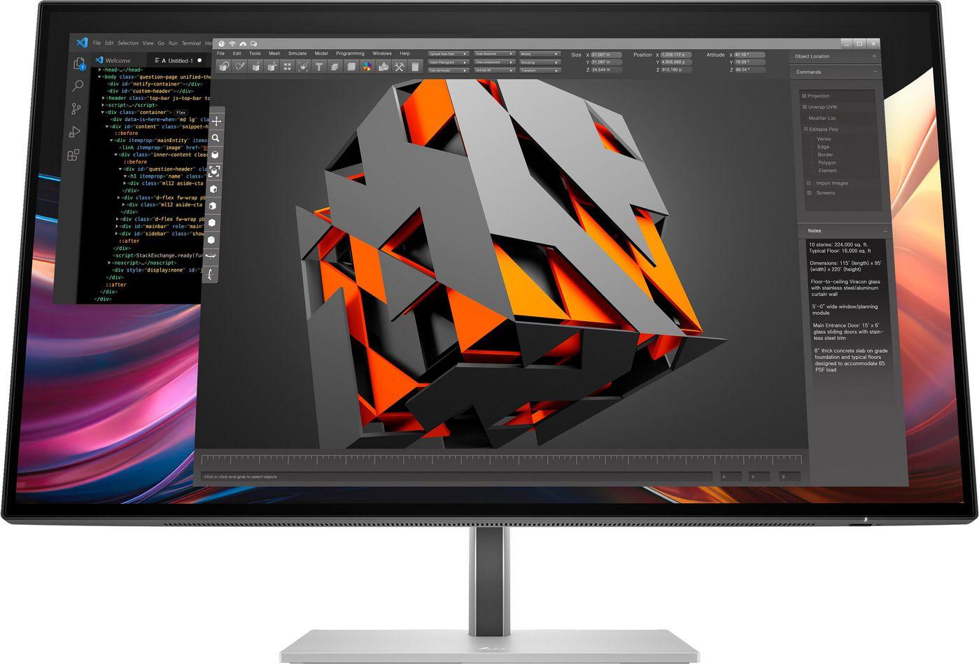 HP Serie 7 Pro 27 Zoll QHD-Monitor - 727pq, 68,6 cm (27"), 2560 x 1440 Pixel, Quad HD, LCD, 5 ms