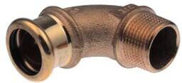 Pegler Yorkshire VSH Xpress Water Male Iron Elbow - 35mm x 1 1/4 Bsp Male