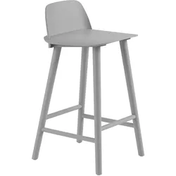Muuto Nerd Barhocker, höhe 65 cm, grau