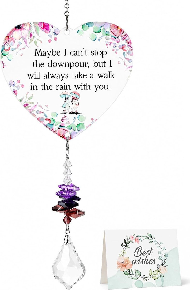 Unieke Suncatcher voor Vriendschap, Decoratie voor Volwassenen