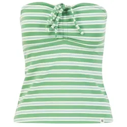 Blutsgeschwister Ringelshirt Summertime Tube - caravan stripes green XL