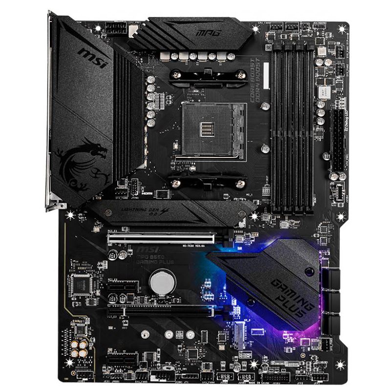 MSI MPG B550 Gaming Plus AMD B550 So.AM4 DDR4 ATX Retail