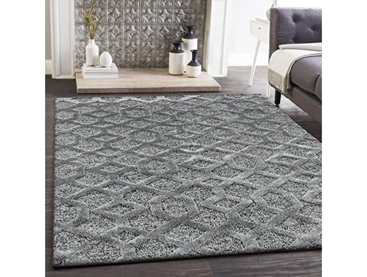 PISA - YASI - Tapis Berbère à Relief - Gris 200 x 290 cm