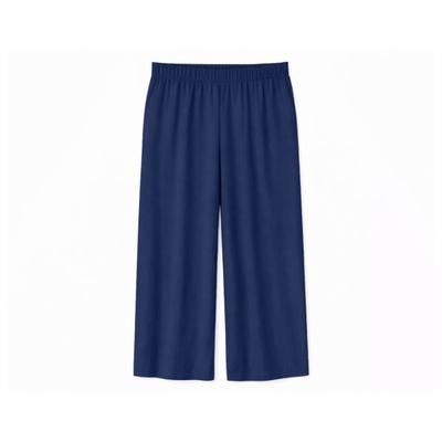 Mazine - Women's Wide Leg Viscose Pants - Freizeithose Gr XS weiß/blau