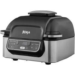 Ninja Foodi Grill & Airfryer AG301EU, Fritteuse, Grau, Silber