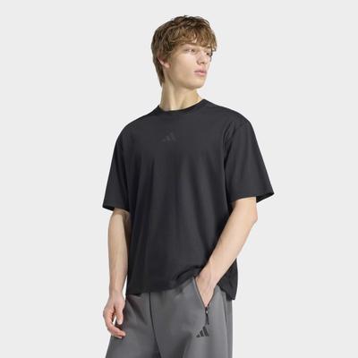 T-Shirt ADIDAS SPORTSWEAR "ADIDAS Z.N.E. LOOSE FIT", Herren, Gr. M, schwarz, Obermaterial: 100% Baumwolle, Rundhals, Shirts T-Shirt