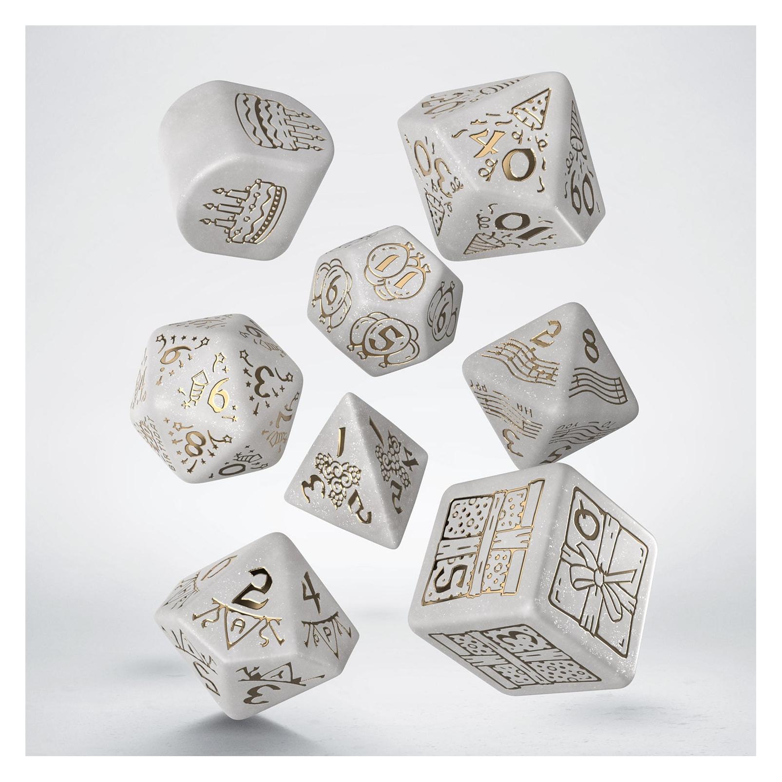 Q Workshop 20 years: Happy Birthday Dice Set (437449)