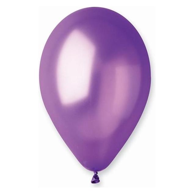 GoDan Balony 30cm metaliczne fioletowe (8021886113419)