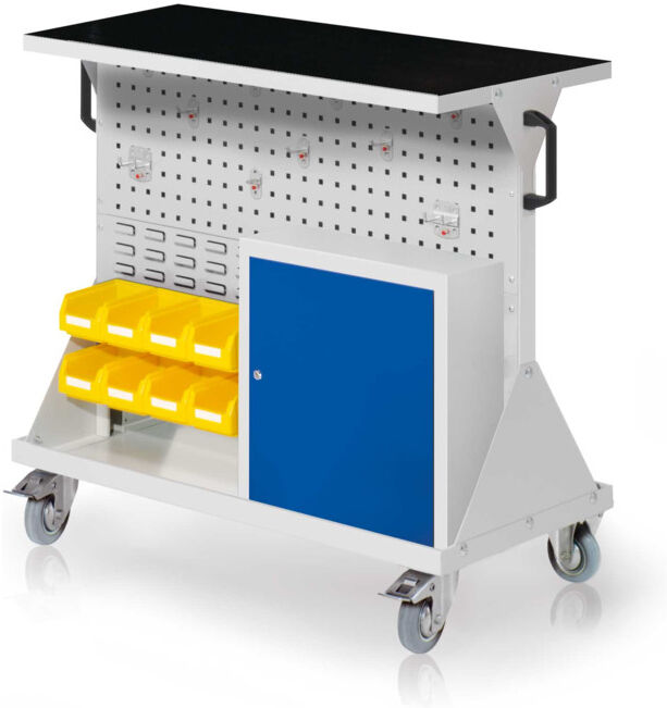 Kappes RasterMobil Gr. 2 RAL 7035 H930 mm 2 Loch-/2 Schlitzplatten mit Ausstattung 6 (7020.04.1013)