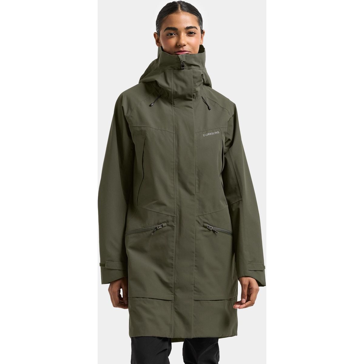 Didriksons Ilma WNS Parka 8 deep green (300) 32 505776300-32
