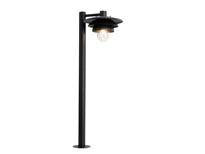 Borne d'extérieur design noir 100 cm IP44 - Morty