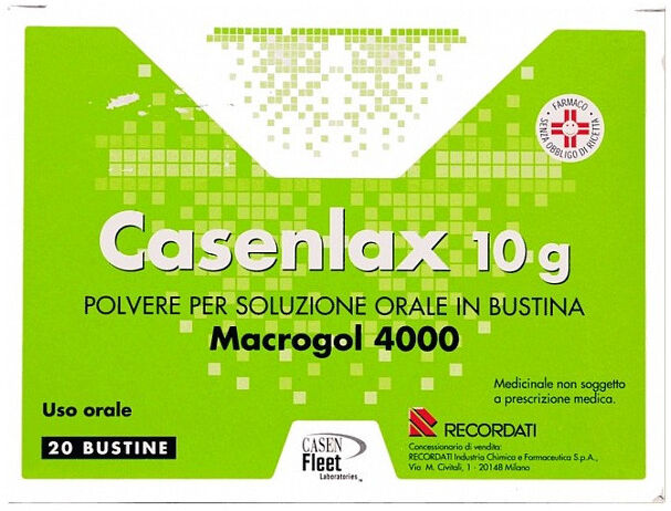 Recordati Casenlax 10 G Polvere Per Soluzione Orale In Bustina