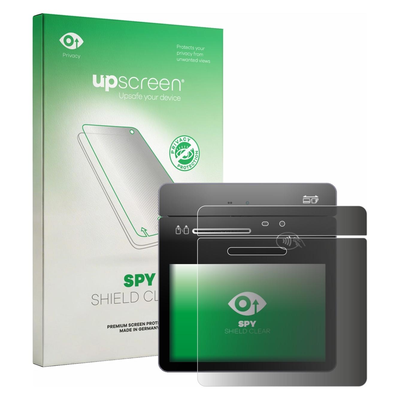upscreen Sichtschutzfolie für Pax A3700 Anti-Spy Privacy Folie Blaulicht-Schutz (3564000)