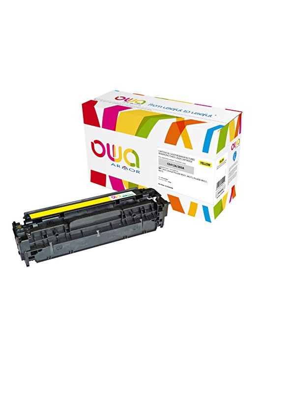Armor Laser cartridge 2600Seiten Gelb Lasertoner / Patrone Toner Cartridge for HP Clj Pro400 M451 M475 (K15582OW)