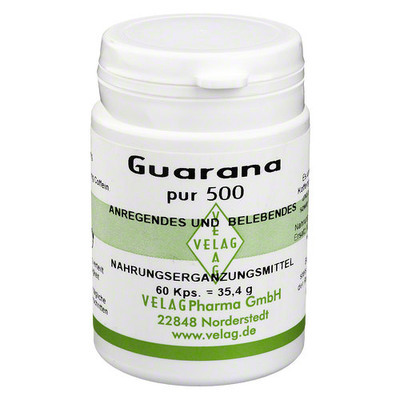 Velag Pharma GmbH GUARANA PUR 500 Kapseln 35,4 g 01340904