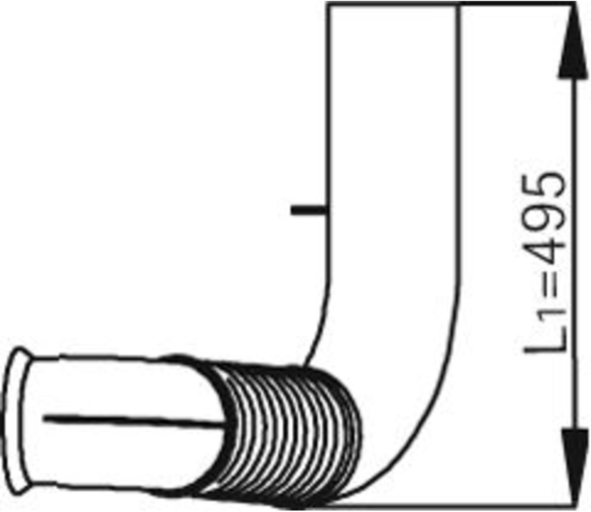 Abgasrohr DINEX 53127
