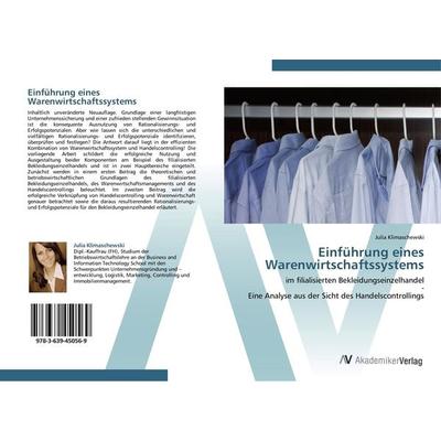 Einführung eines Warenwirtschaftssystems, Taschenbuch von Julia Klimaschewski, AV Akademikerverlag, 978-3-639-45056-9