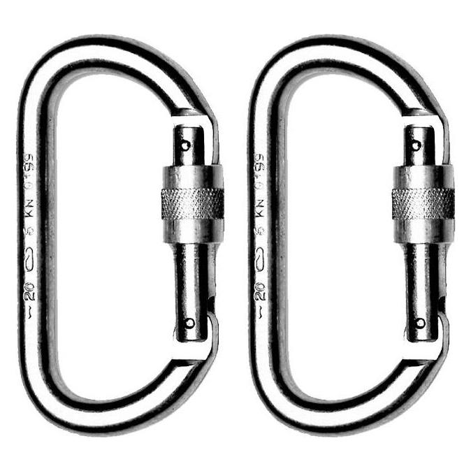 Ponsa Karabinerhaken Sicherheit Aluminium 150 X 57 Mm (2 Stück) (32676010)