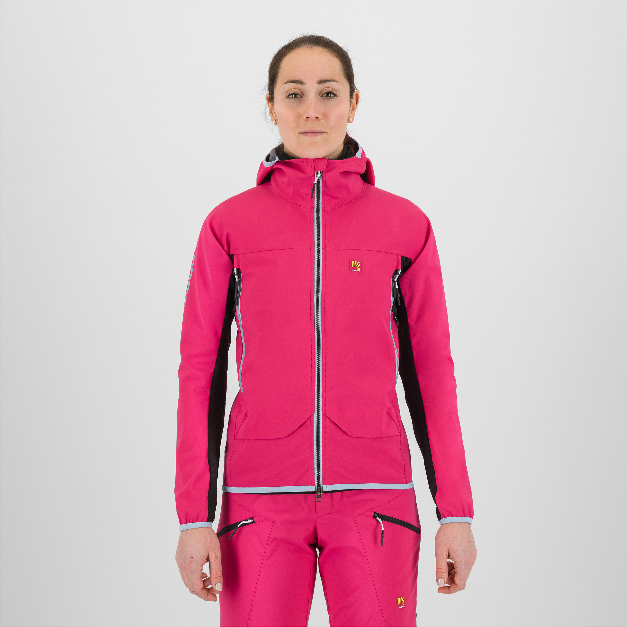 Karpos Pizzo Bianco Damen Softshelljacke pink Größe XL Skihochtour | Skitour Isolierend Wasserabweisend