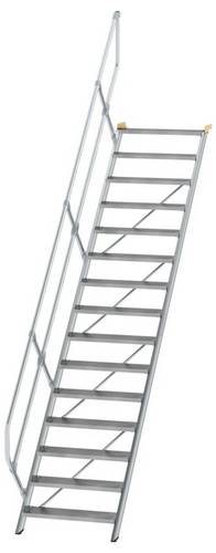 MUNK Günzburger Steigtechnik 600275 Aluminium, Stahl verzinkt Treppe