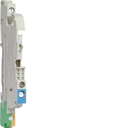 Hager KXA04I3 Dreileiterklemme 4mm2, 1x N-Trennung über SaS, 1xDurchgang L, 1xSchutzleiter