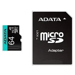 ADATA Premier Pro V30S microSDXC UHS-I Speicherkarte 64 GB mit SD-Adapter