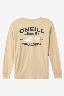 O'Neill s Scholar Long Sleeve T-Shirt in Twill, Size Medium