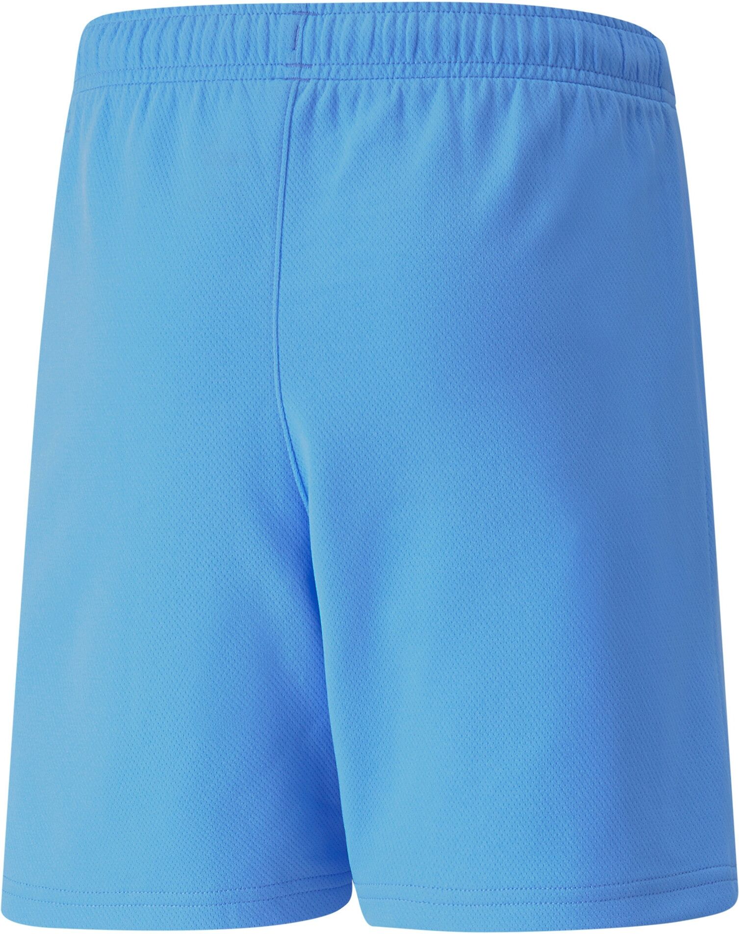 Trainingsshorts PUMA "TEAMRISE SHORT JR", Kinder, Gr. 164, N-Gr, blau (team light blau, puma weiß), Netz, Obermaterial: 100% Polyester, unifarben, regular fit kniefrei, Hosen Trainingsshorts, aus Netzmaterial, mit DryCELL Technologie, kniefreier Schnitt