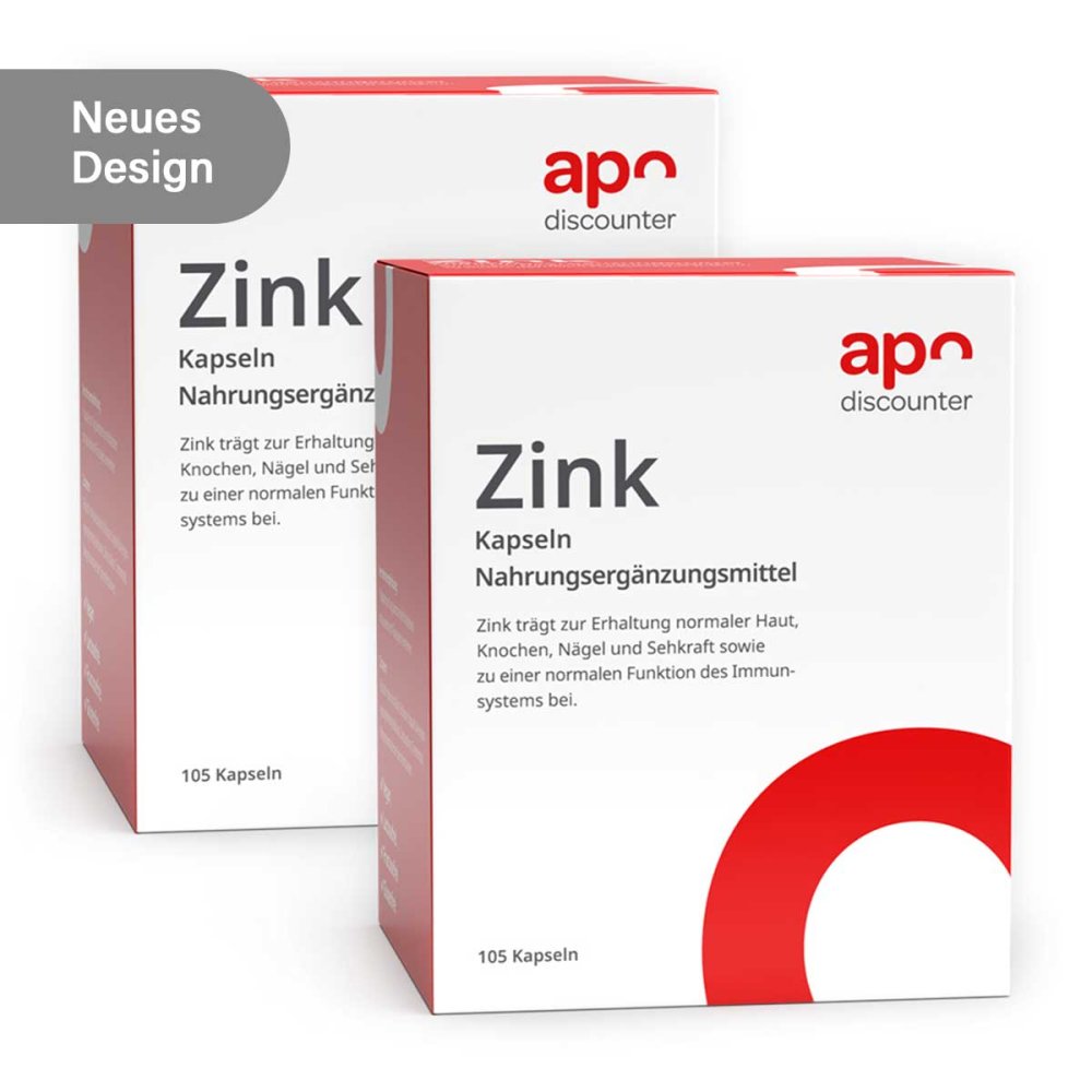 apo.com Group GmbH Zink Kapseln 10 mg von apodiscounter 08102174