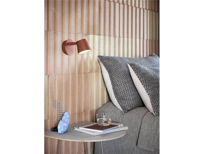 Tip Wandleuchte Grey - Muuto - Wohnzimmer - Aluminium