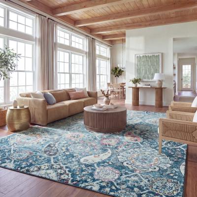 SAFAVIEH Madison Belle Boho Glam Paisley Pattern Area Rug