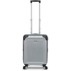 Stratic Hartschalen-Koffer S mit 4 Rollen, 54 cm, 32 Liter Stripe - Silber Koffer24
