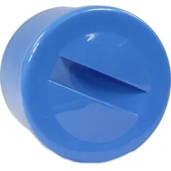 PROTHESENBEHÄLTER Kunststoff mit Deckel blau 1 St