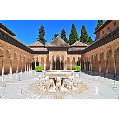 Papermoon "ARCHITEKTUR-PATIO DES LÖWES PALAST ALHAMBRA BOGEN HOF"