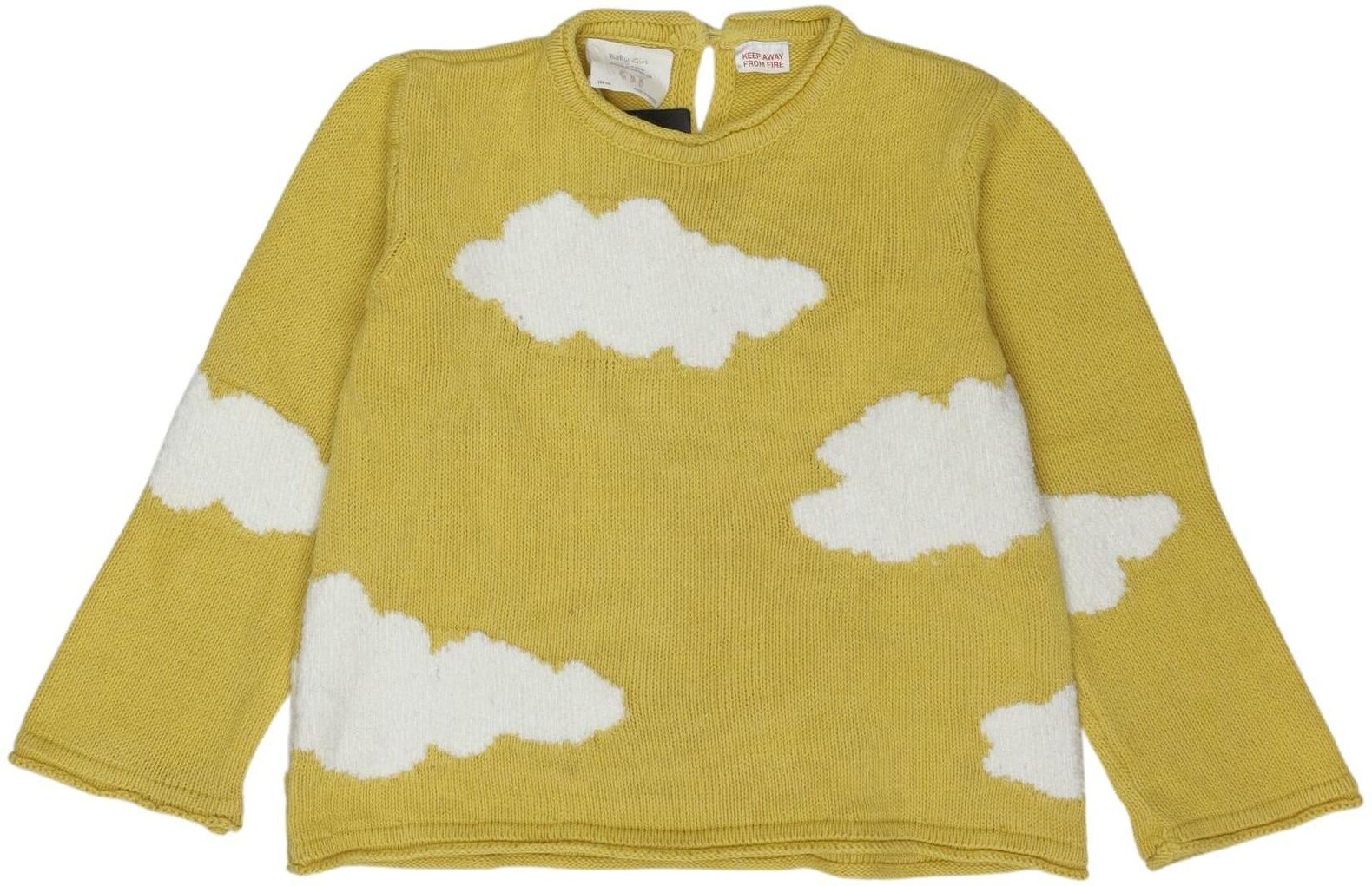Zara Mädchen Pullover, Gelb, Gr. EU 104, kein / Etikett - Second Hand