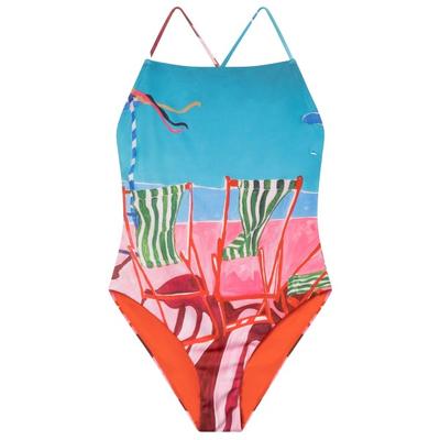 DEDICATED - Women's Swimsuit Vinterviken - Badeanzug Gr M bunt