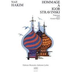 Hommage a Igor Stravinski triptyque pour grand orgue, Fachbücher von Naji Hakim