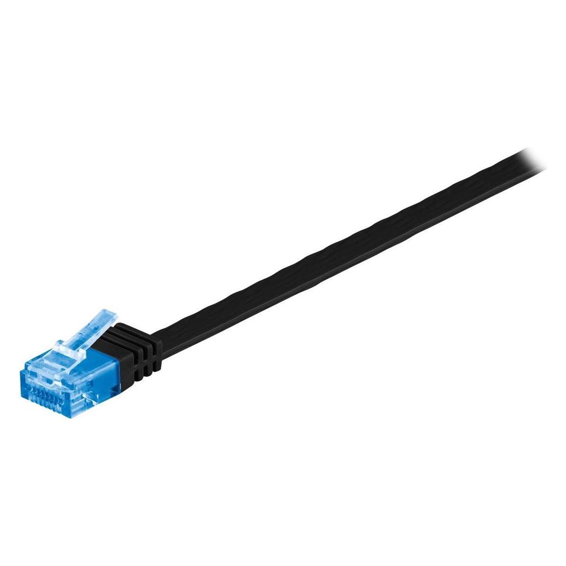 MicroConnect Netzwerkkabel (U/UTP, CAT6a, 1 m) (V-UTP6A01S-FLAT)