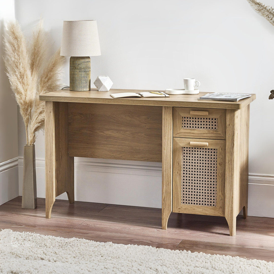 Bay Isle Home Albelo Desk Brown 75cm H X 120cm W X 50cm D