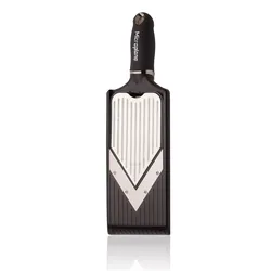 Microplane V Hobel & Julienne, Küchenreibe, Schwarz